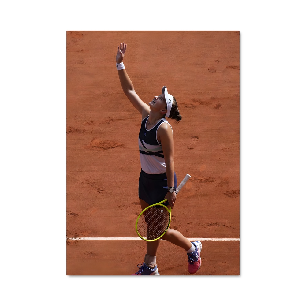 Poster Barbora krejcikova racquet